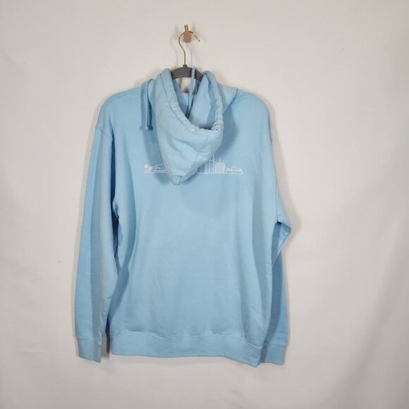 The City Collection‎ Los Angeles Pullover Hoodie in Light Blue - Size Medium - Picture 5 of 7